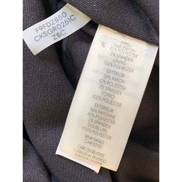 NWT Calvin Klein Womens Sleeveless Striped Sheath Dress Size 6 RHH10574 - Picture 4 of 11